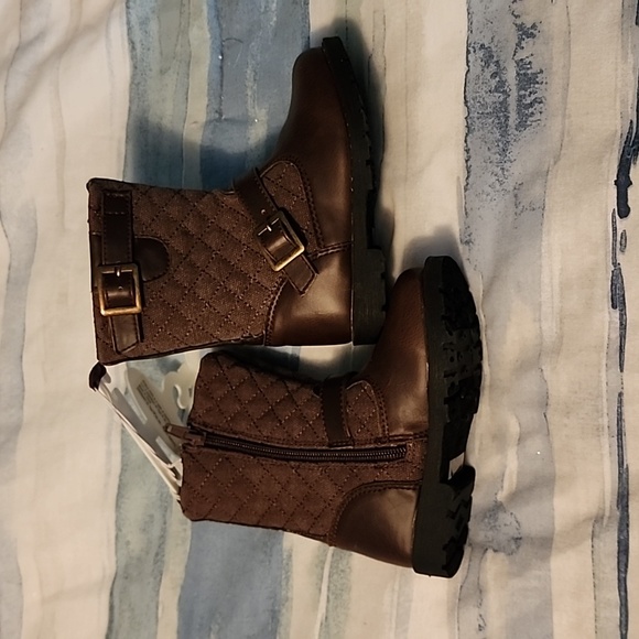 NWT! koala kids size 8 brown boots with zippers - Picture 7 of 8